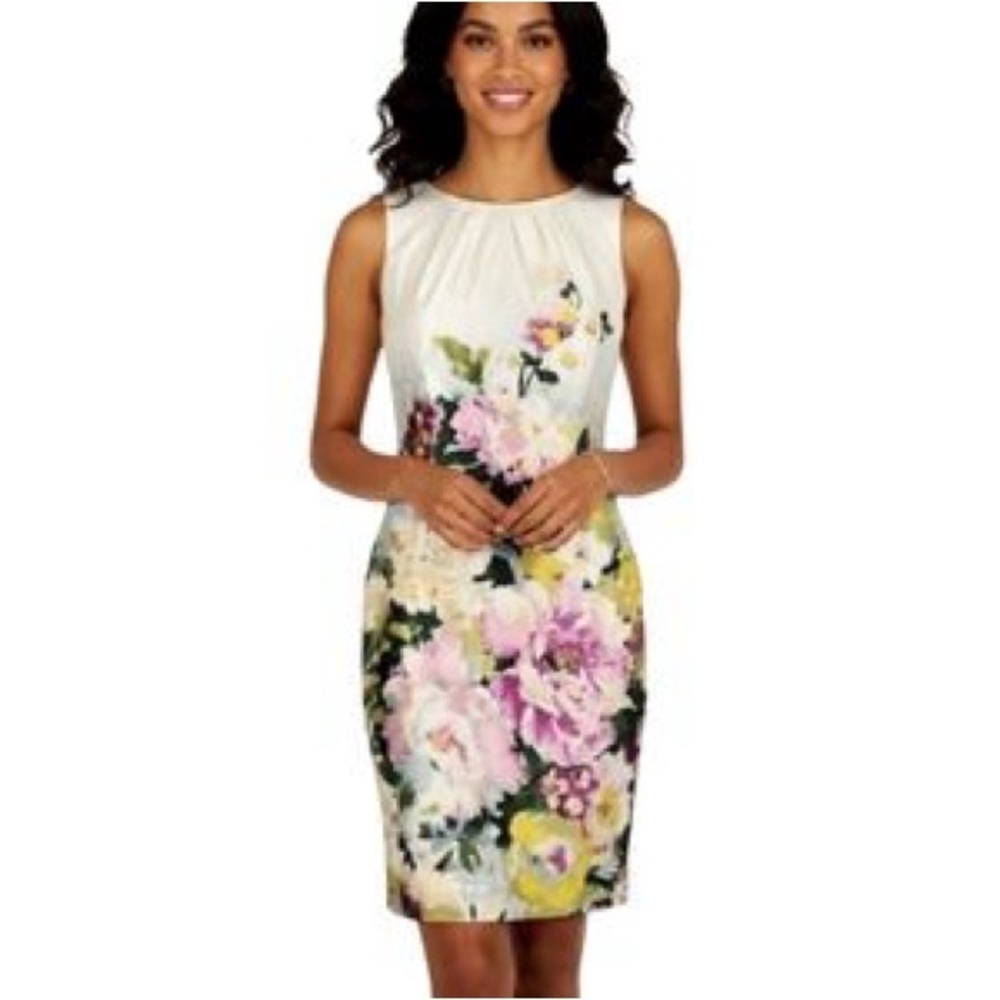 Ann Taylor Floral Sleeveless Dress